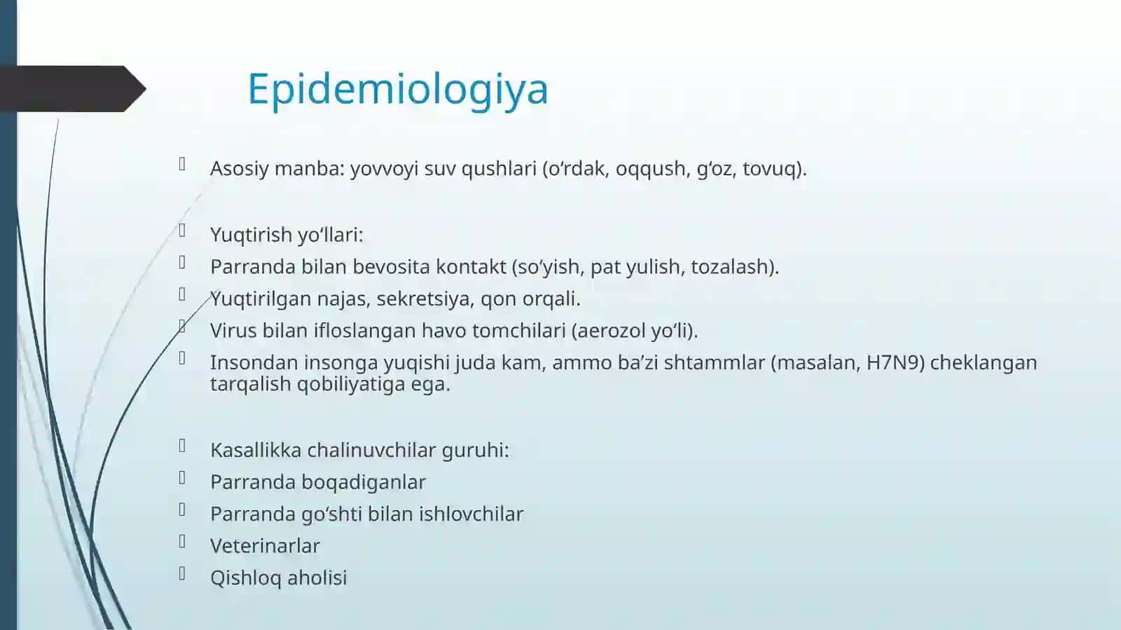 Insonlarda kuzatiladigan parranda grippi 4