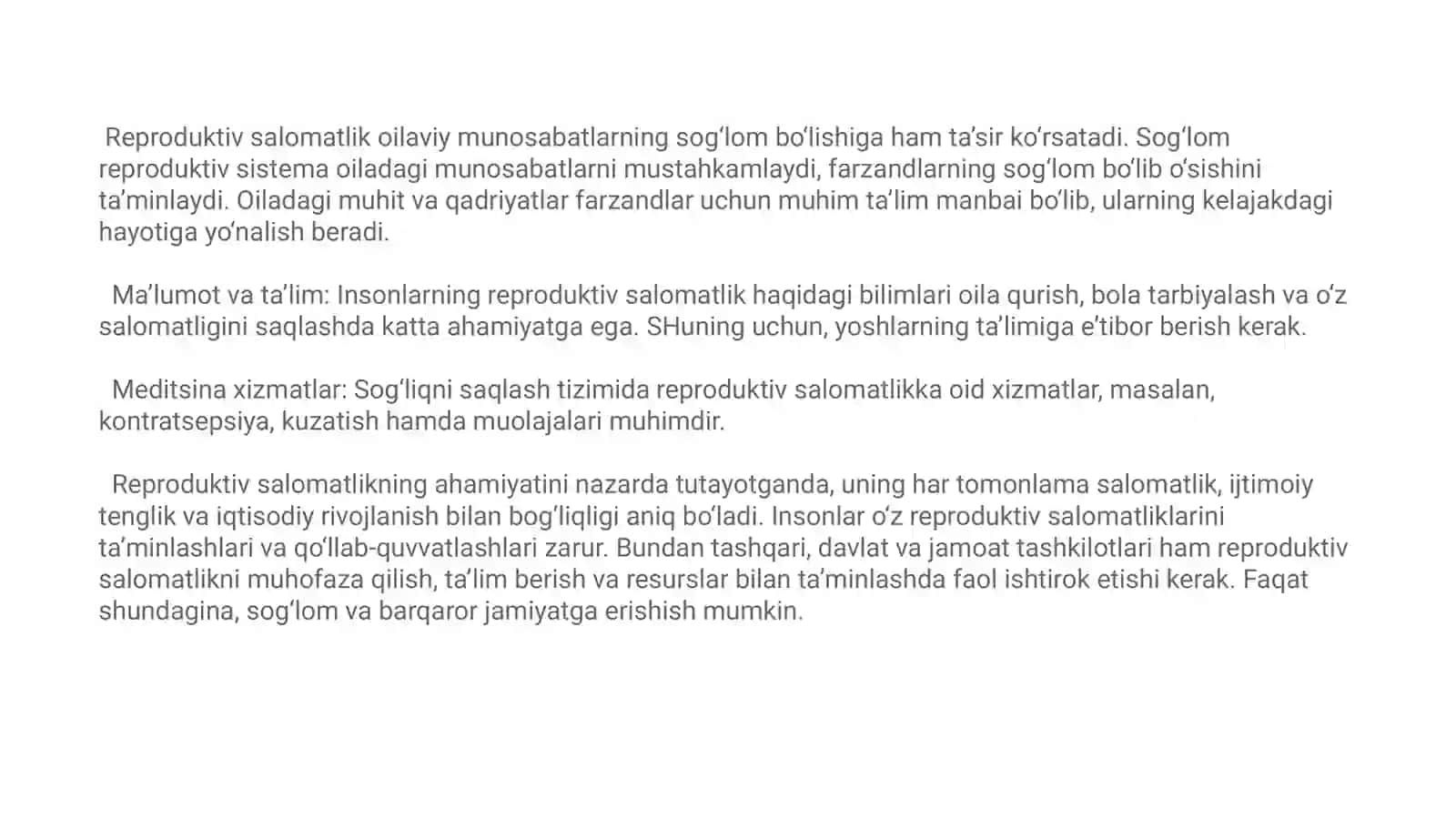 Reproduksiyoning ahamiyati 4