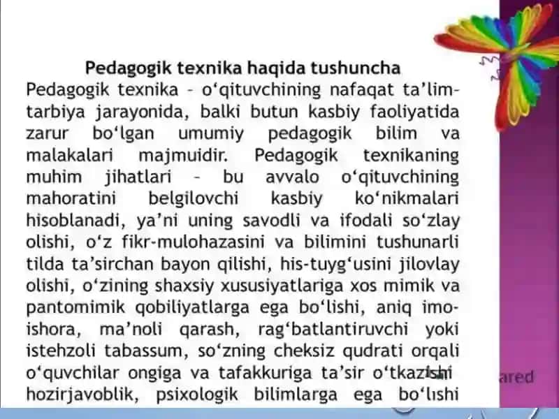 Pеdаgоgik mаhоrаt haqidatu shuncha 4