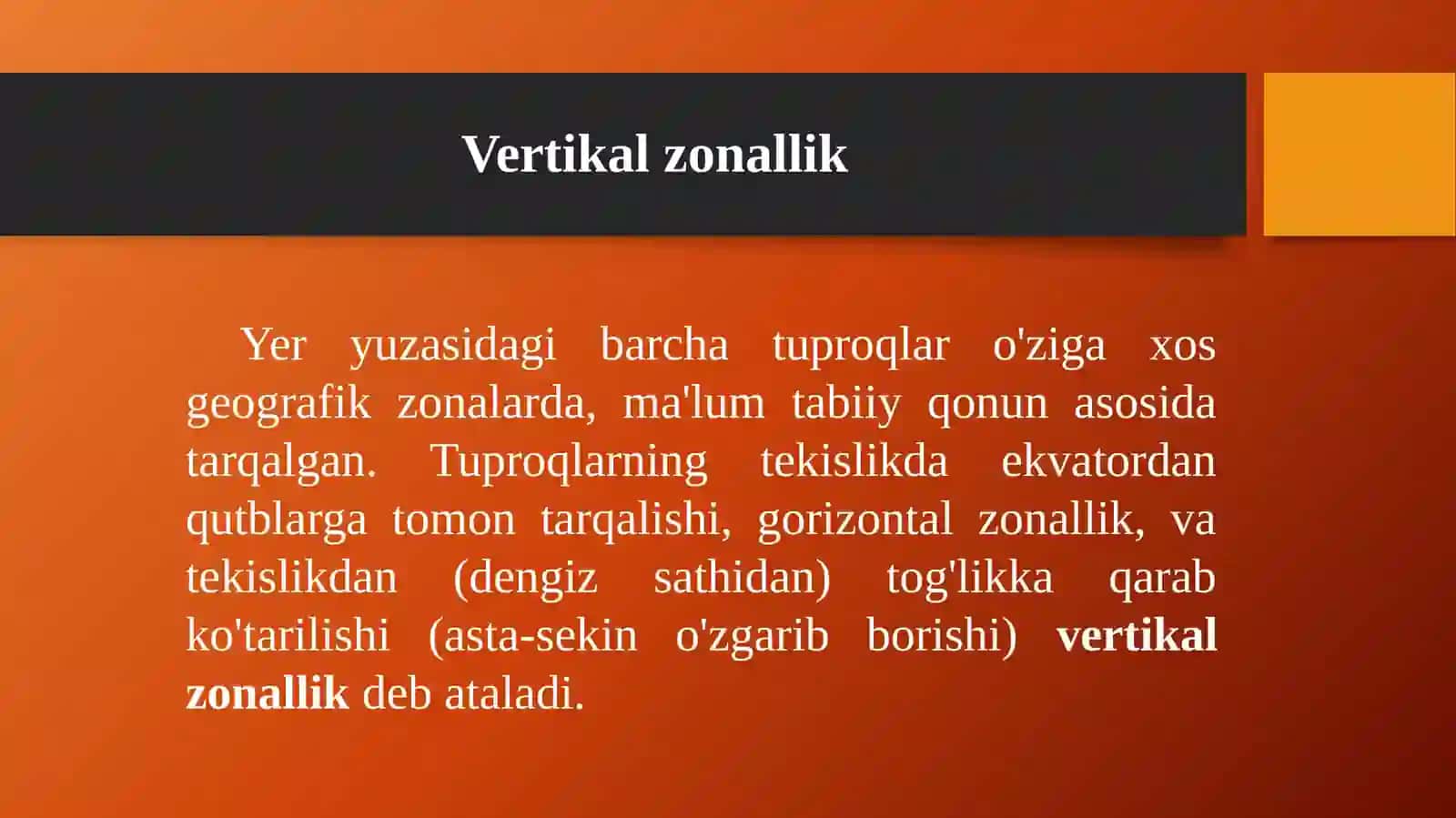 O’zbekiston tuproqlarining mexanik tarkibi. 4