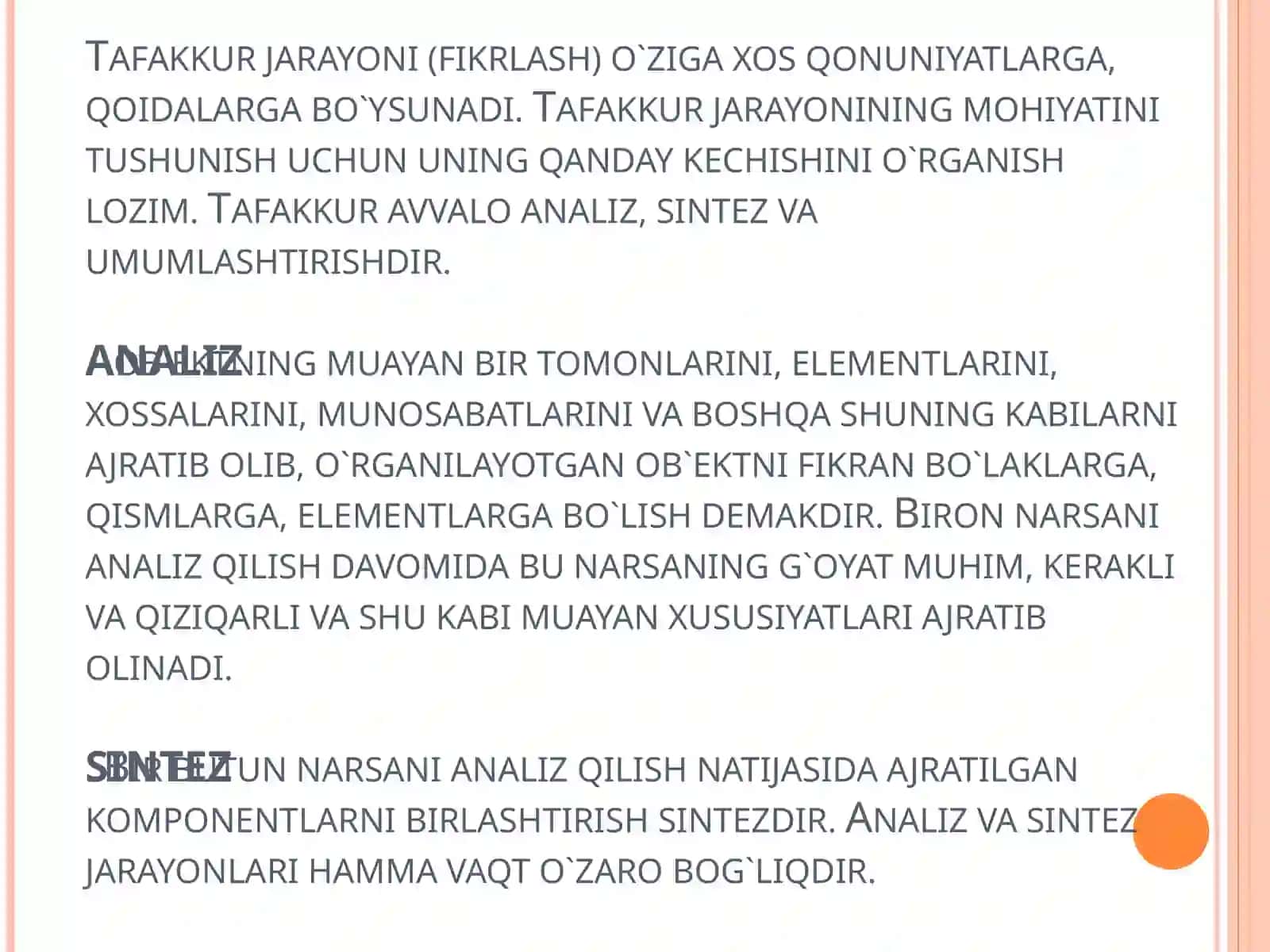 Taffakkur va intilektual qobilyatlar 4