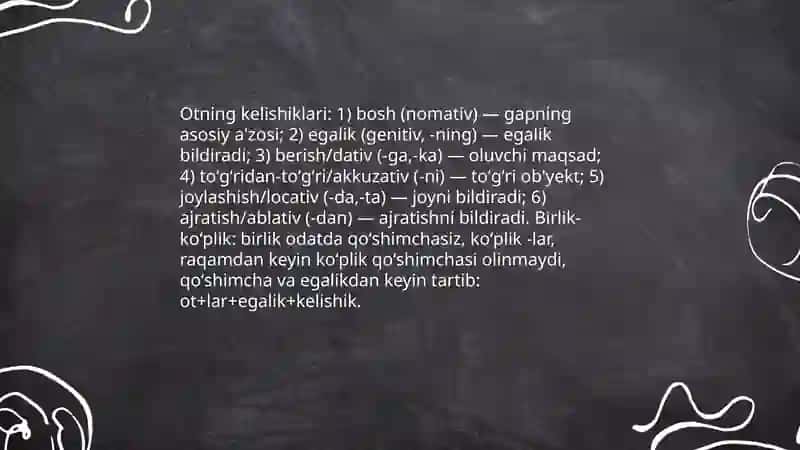 So'z turkumlari 4