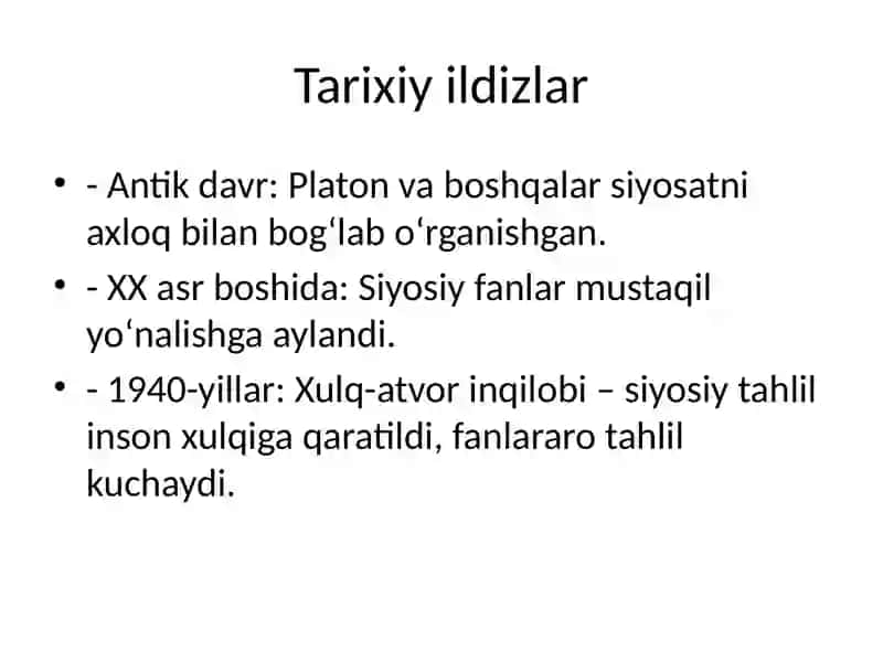 Siyosiy tahlil va multidissiplinary yondashuv 4