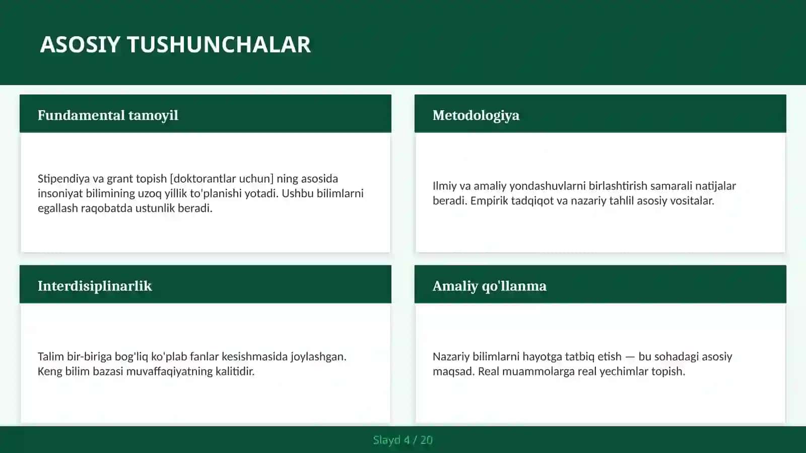 Stipendiya va grant topish [doktorantlar uchun] 4