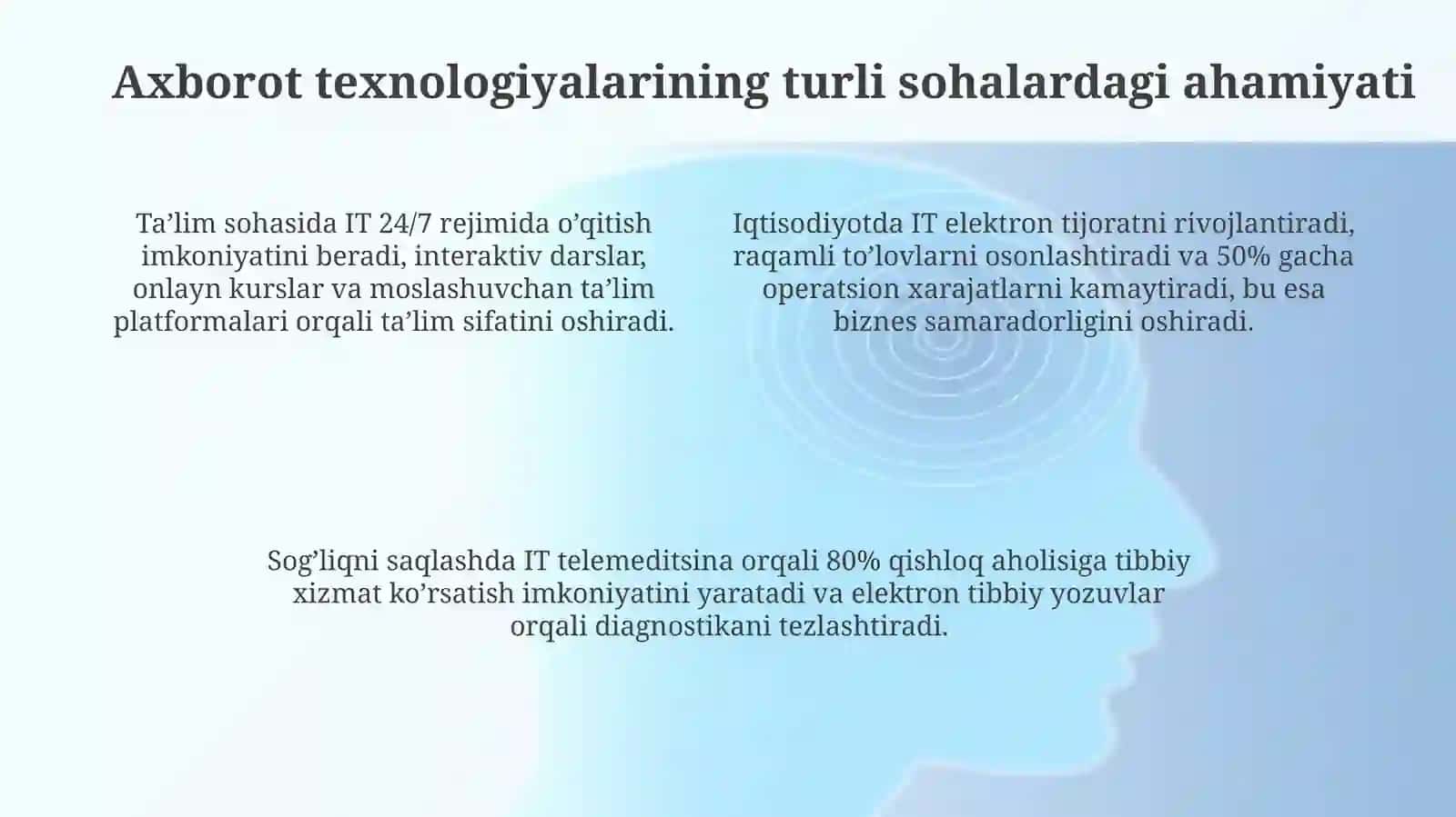Zamonaviy axborot texnologiyalari: Taraqqiyot kaliti 4