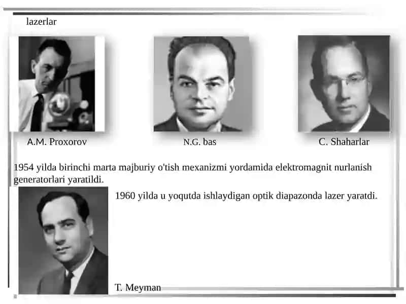 Lazerlar.Tibbiyotda lazerlardan foydalanish 4