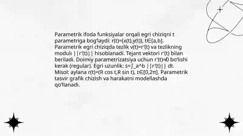 Egri chiziqlar bilan ishlash 4