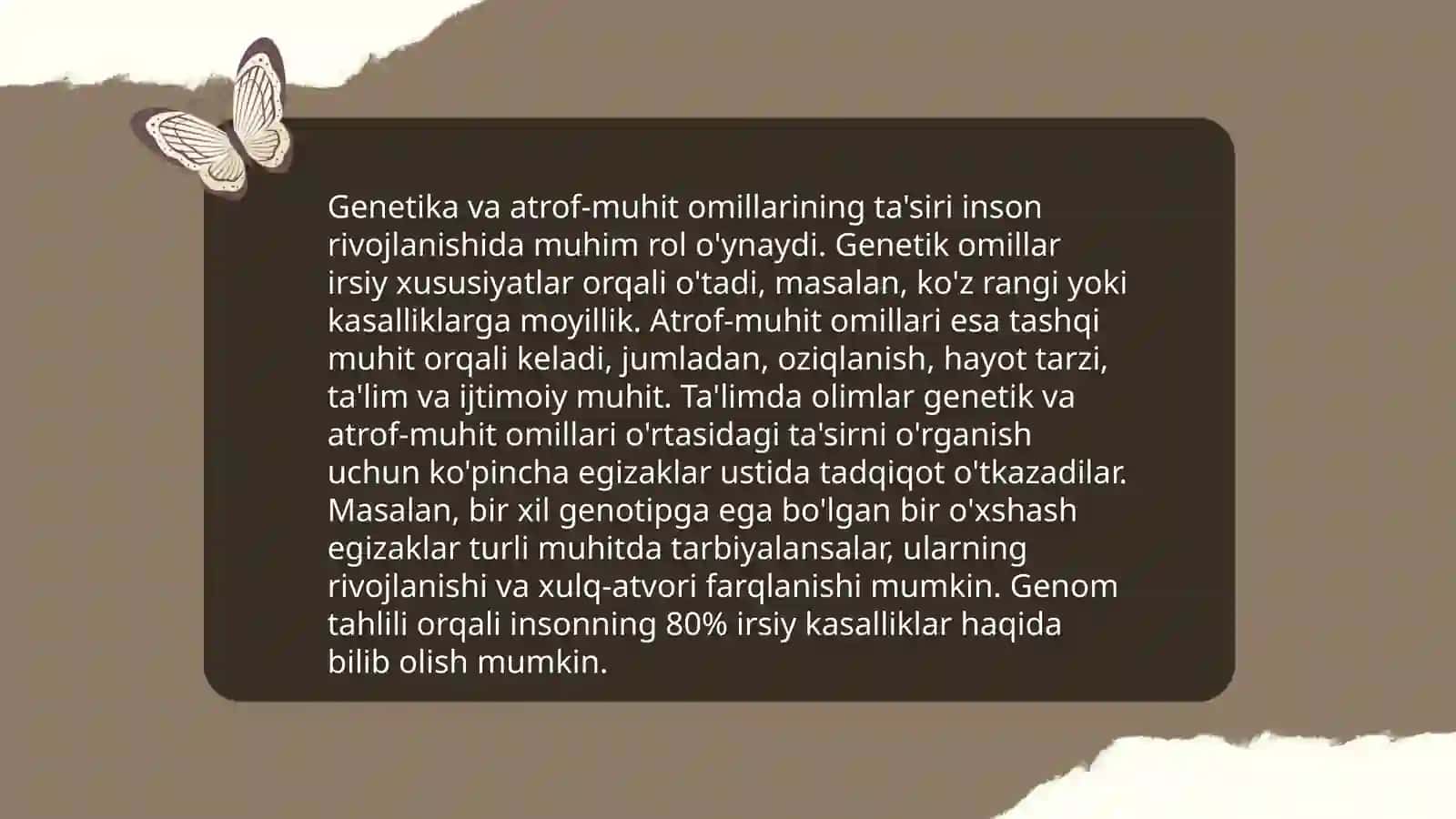 Morfologik rivojlanish bosqichlari 4