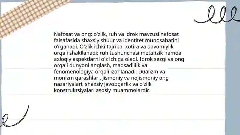 Nafosat falsafasi 4