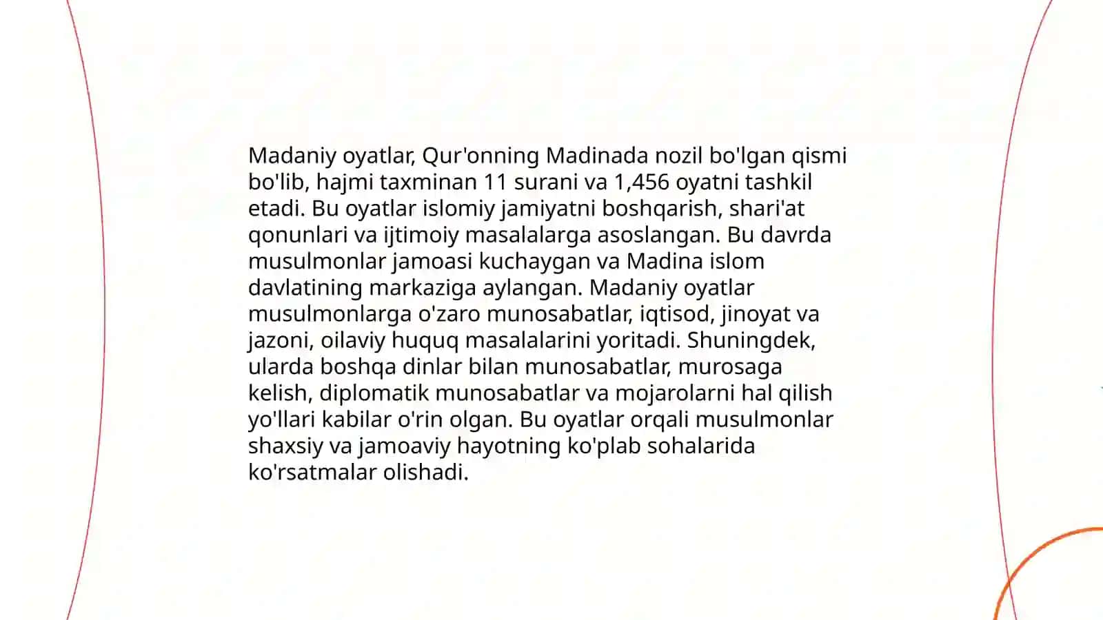Makkiy va Madaniy oyatlar 4