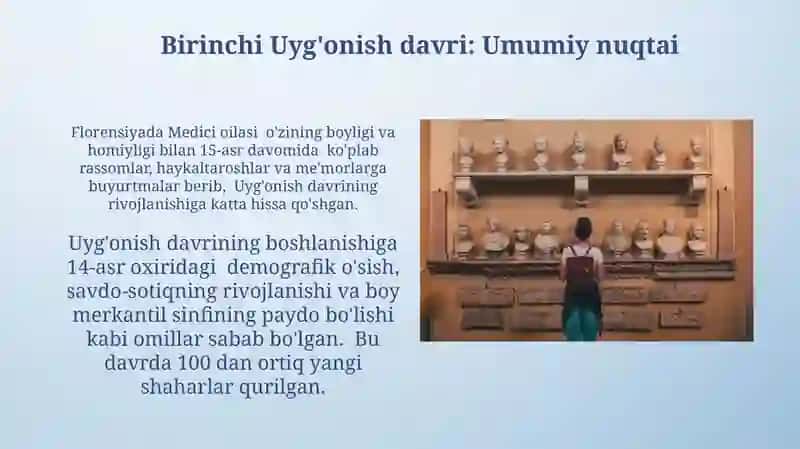 Birinchi va Ikkinchi Renessans yaratuvchilari 4