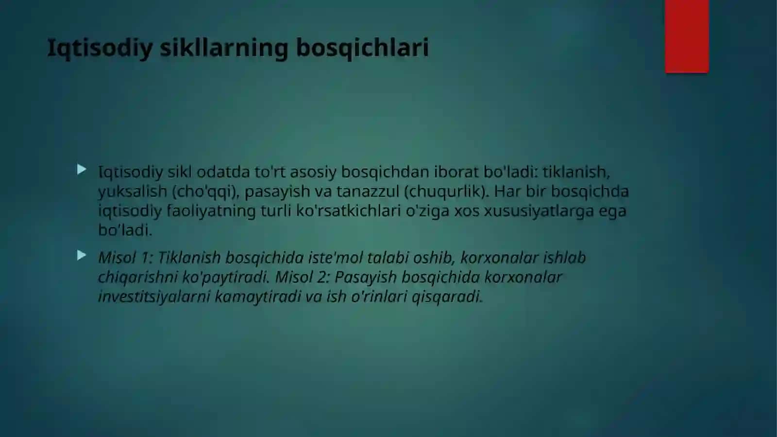 Iqtisodiyotning siklliligi va makroiqtisodiy beqarorlik 4