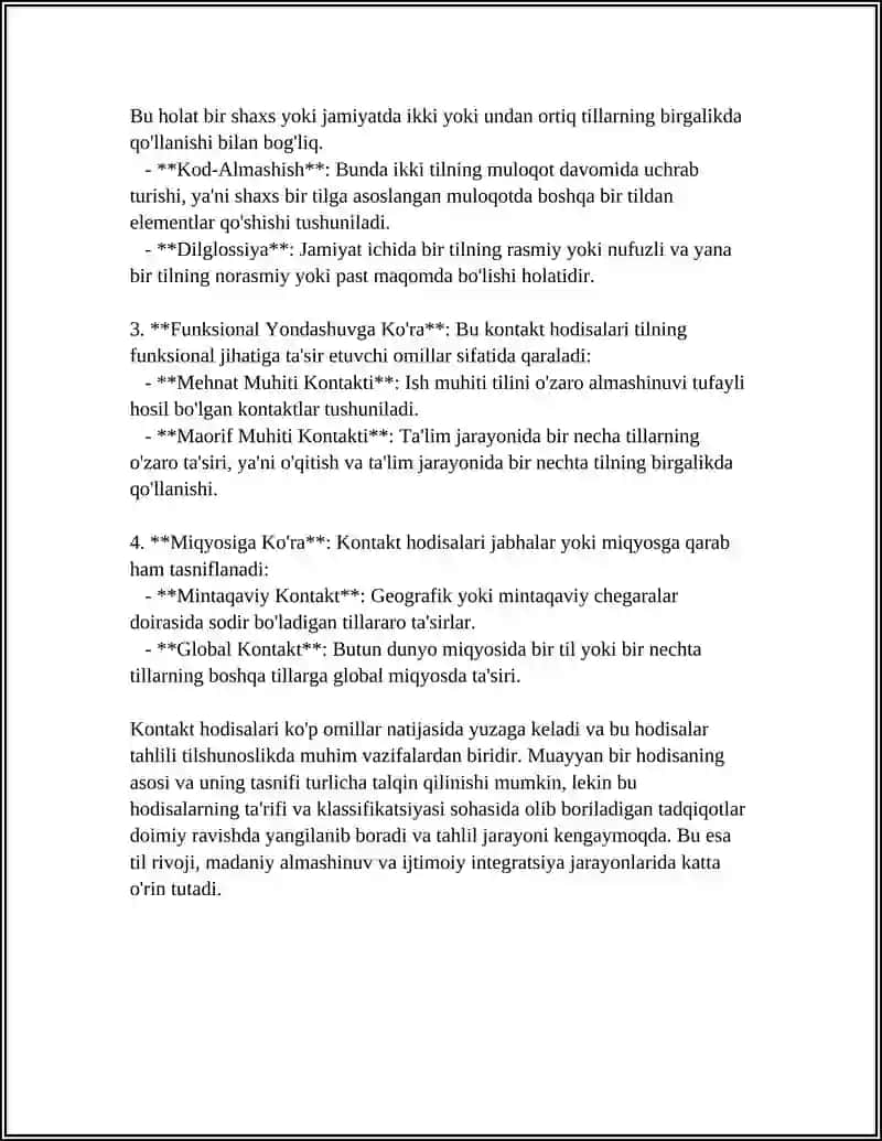 KONTAKT HODISALARI 4