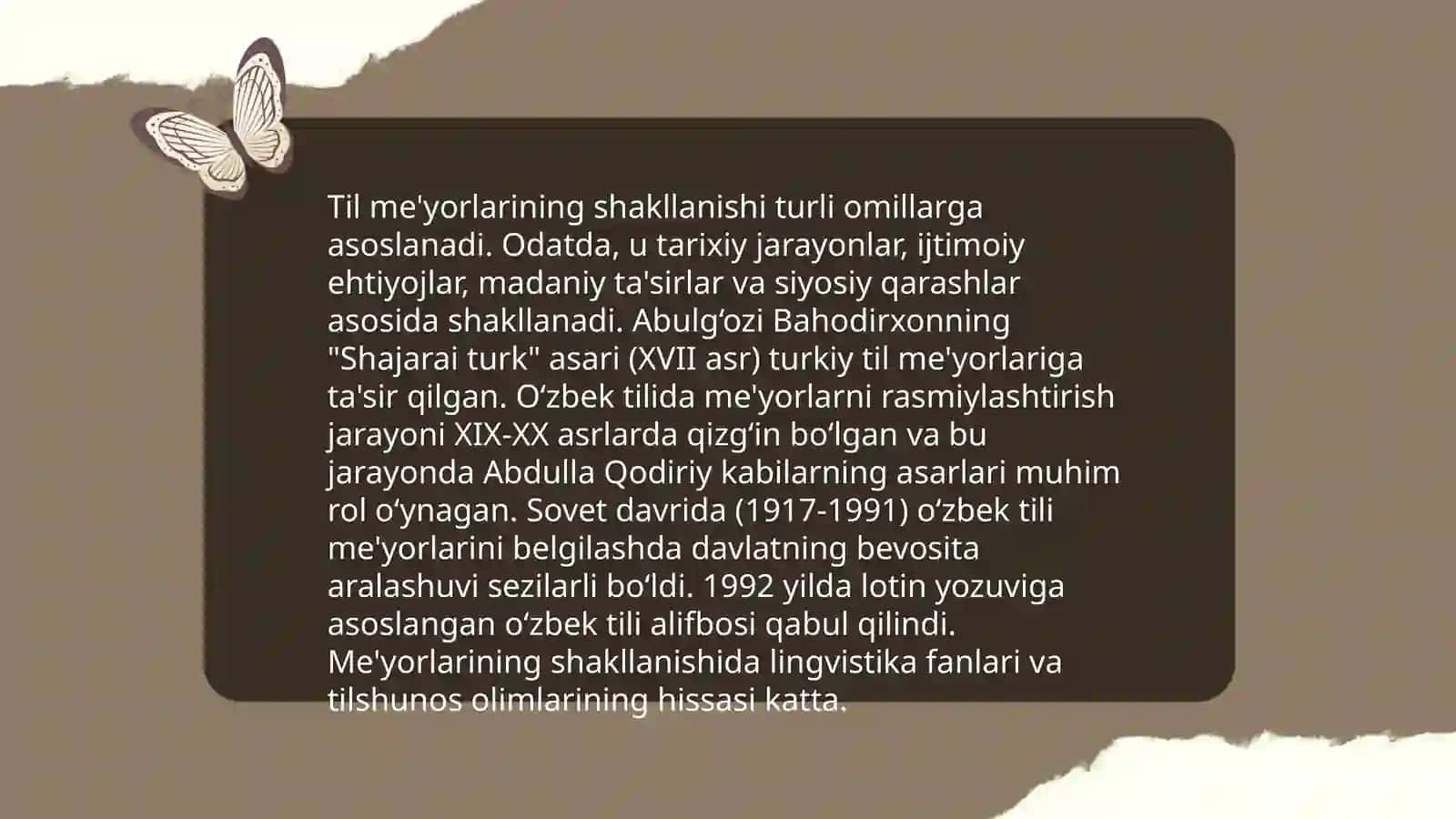 Adabiy til me'yorlari va davlat tili 4