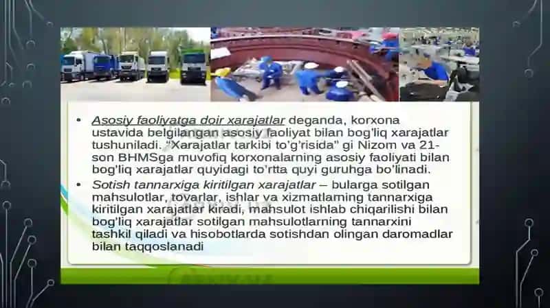 ishlabchiqarish xarajatlari va samaradorligi 4