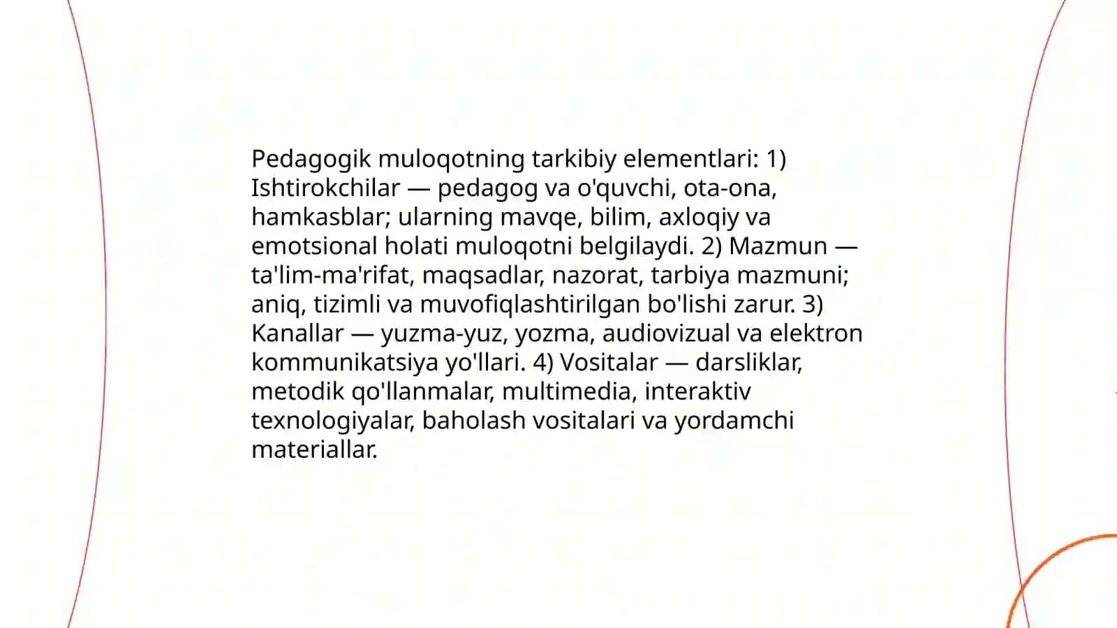 Pedagogik muloqotning oʻziga xos xususiyatlari va funksiyalari 4