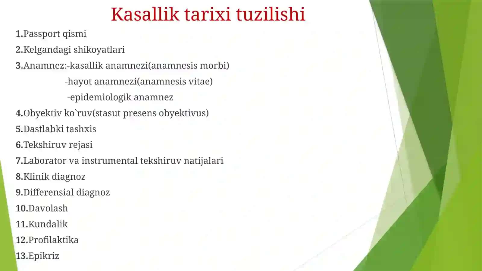 Ichki kasalliklar propedevtikasi fanining rivojlanishi tarixi 4