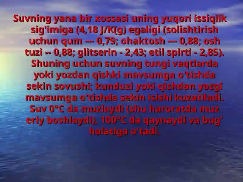 SUVNING FIZIK VA KIMYOVIY XOSSALARI 4