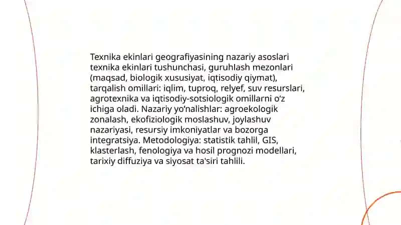 Texnik ekinlari geografiyasi 4