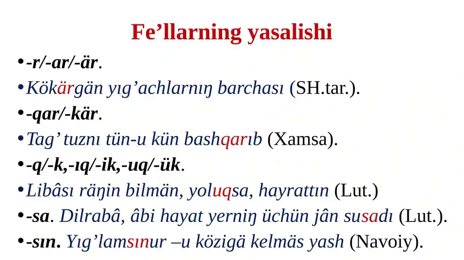 FE’L SO’Z TURKUMI 4