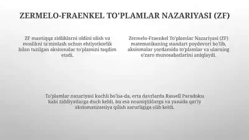 Toʼplamlar nazariyasi va akslantirishlar 4
