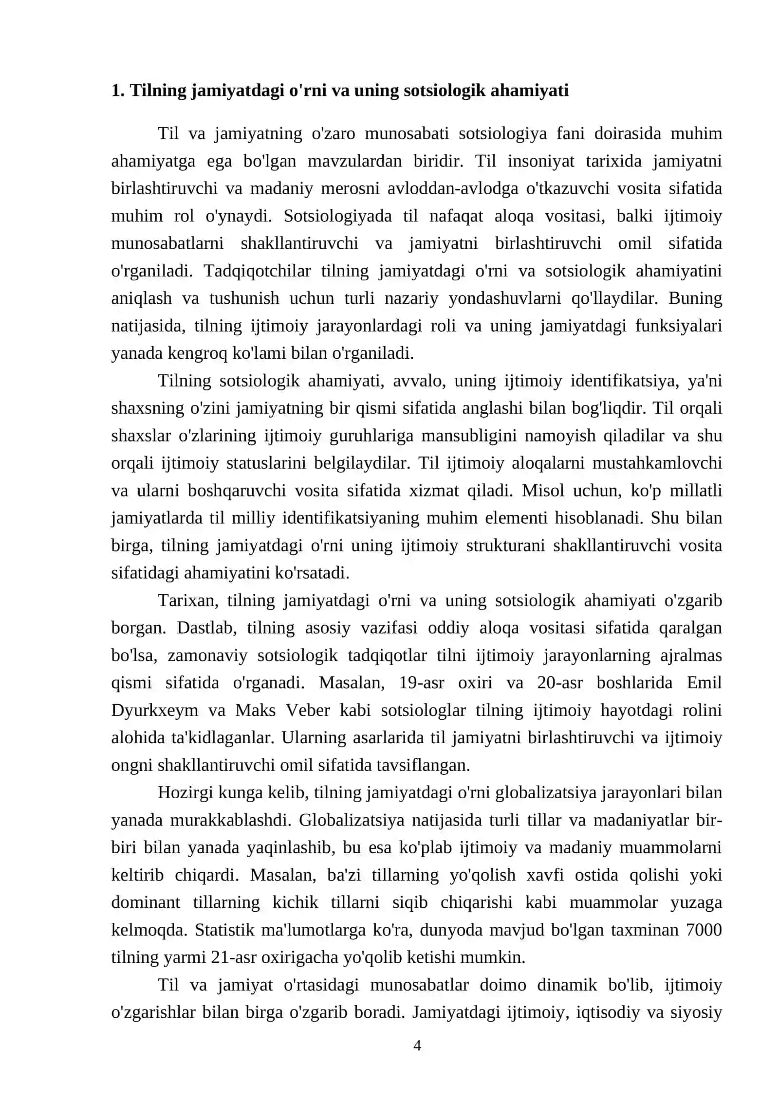 Til va jamiyat munosabati sotsiologivistika 4