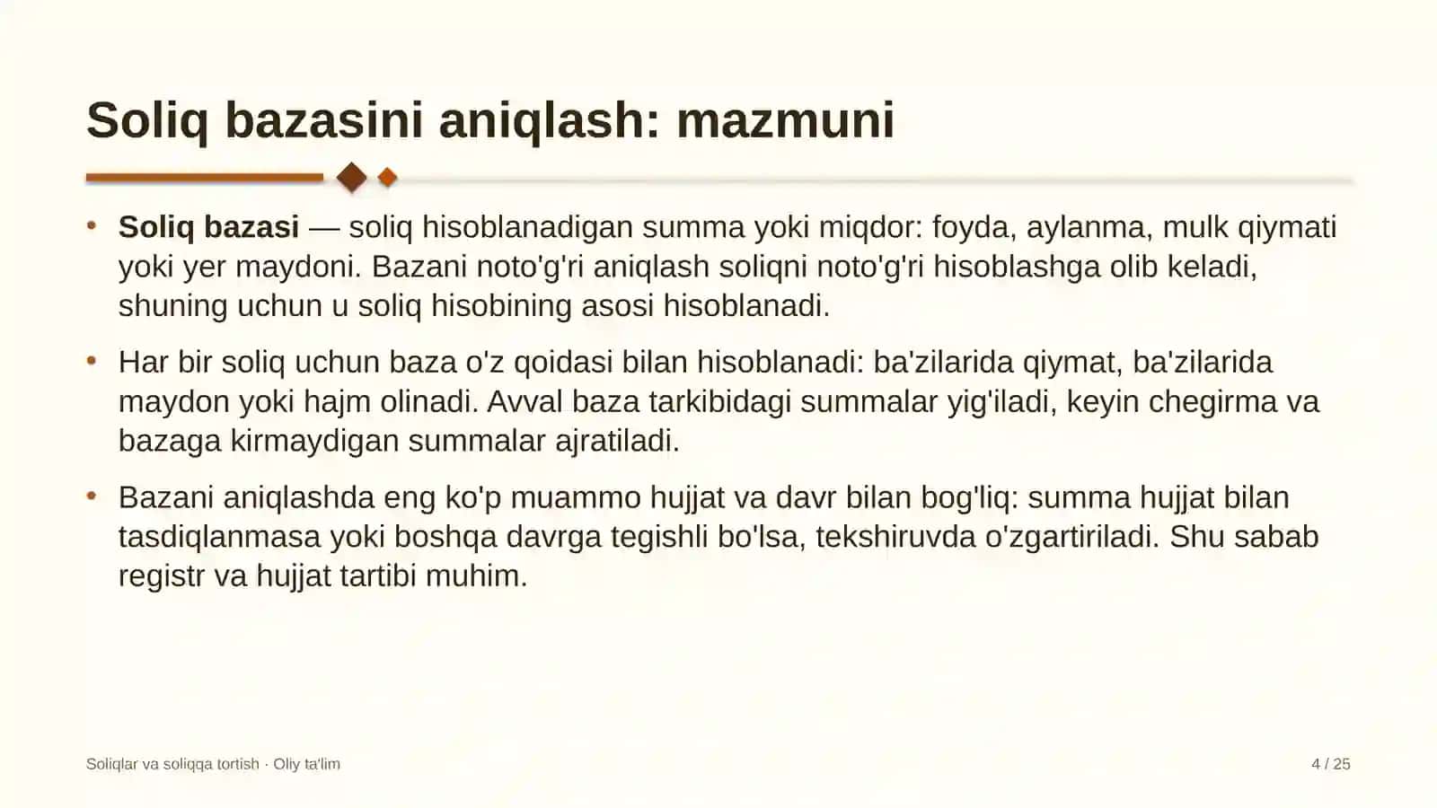 Agroturizmda soliq bazasini aniqlash 4