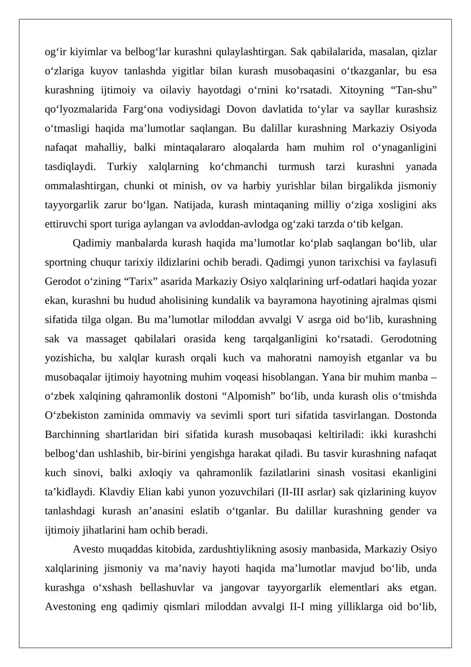 Kurash turining kelib chiqish tarixi va dastlabki qoidalari 4