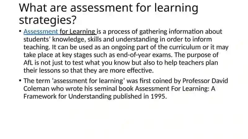 Methods for assessing and assessing the quality of Education 4