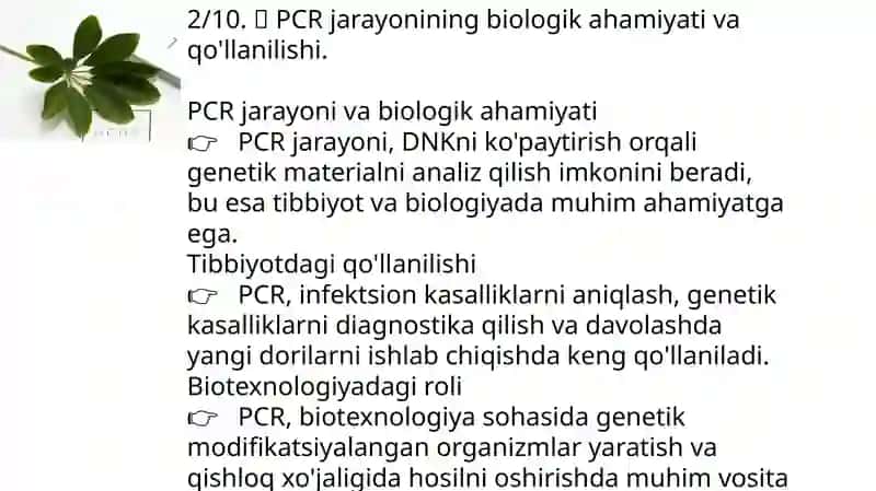 Bialogiya va talimyoʻnalishi 4
