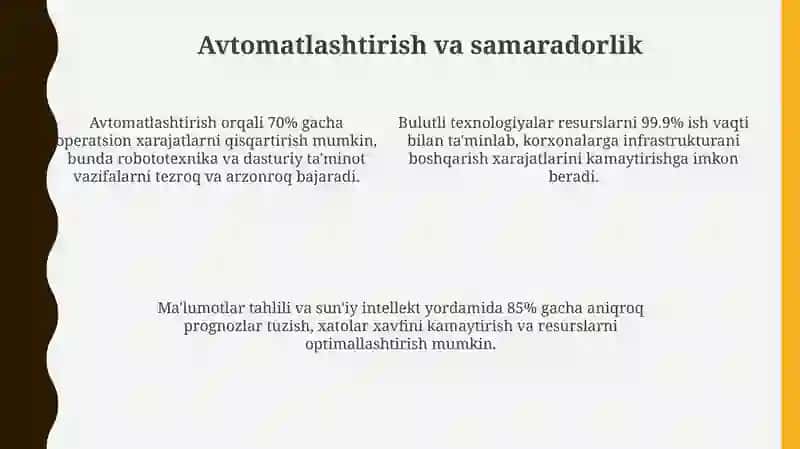Raqamli texnologiyalarning o'ziga xosliklari 4