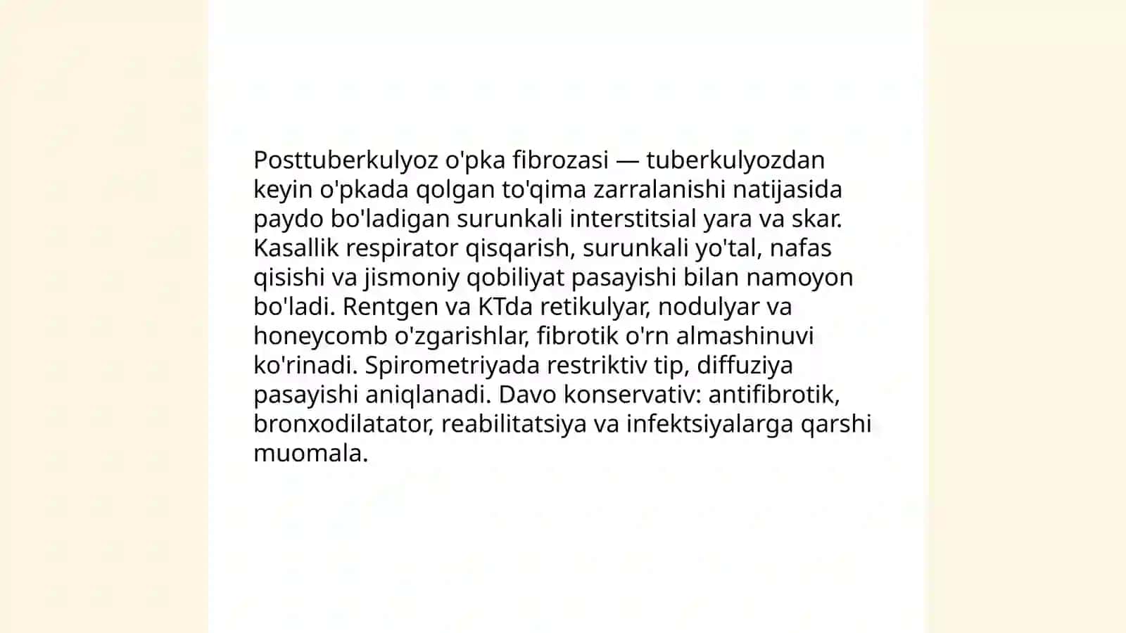 Gemoptiziya (o'pka qon ketishi) 4