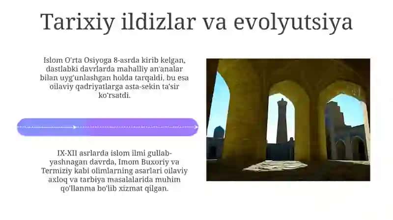 Islomning oilaviy tarbiyadagi o'rni: Kirish 4
