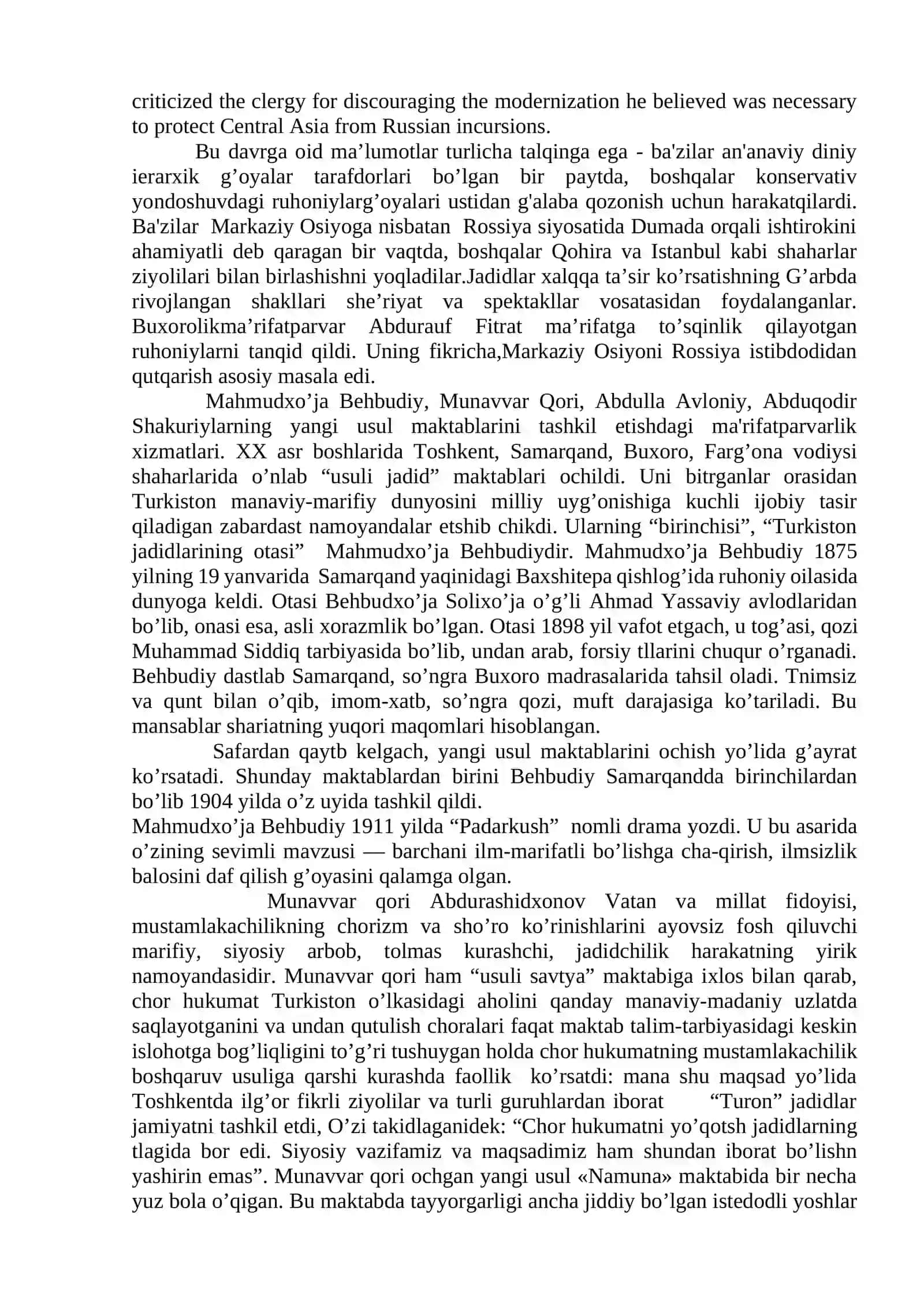 XIX ASRNINING IKKINCHI YARMI VA XX ASRNING BOSHLARIDA MAKTAB VA PEDAGOGIK G’OYALAR 4