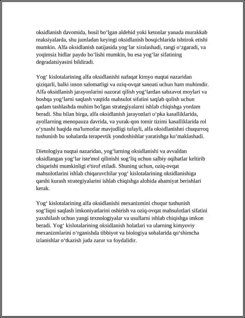 Yogʻ kislotalarini alfa oksidlanishi 4