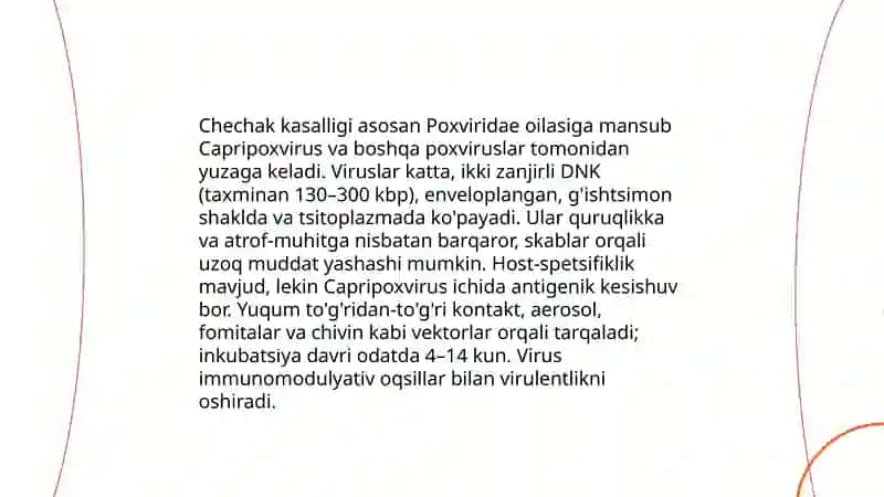 Hayvonlarda chechak kasalligi 4
