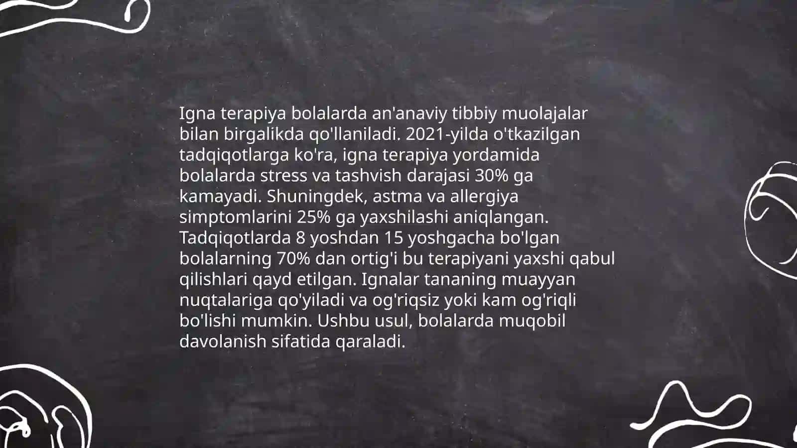 Bolalar kasalliklarida manual va igna terapiyaning ahamiyati 4