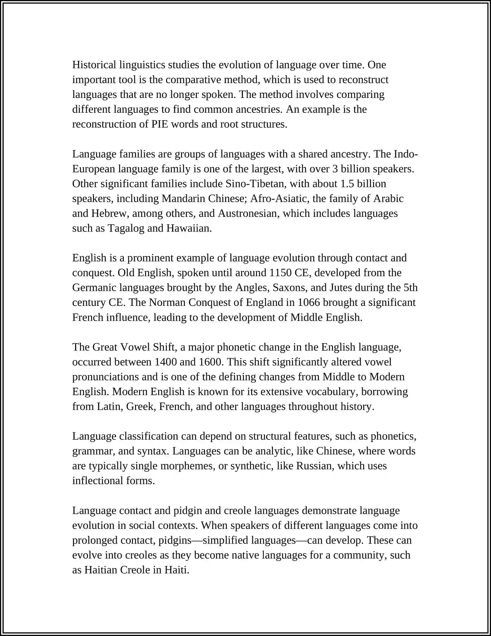 LANGUAGES OF THE WORLD 4
