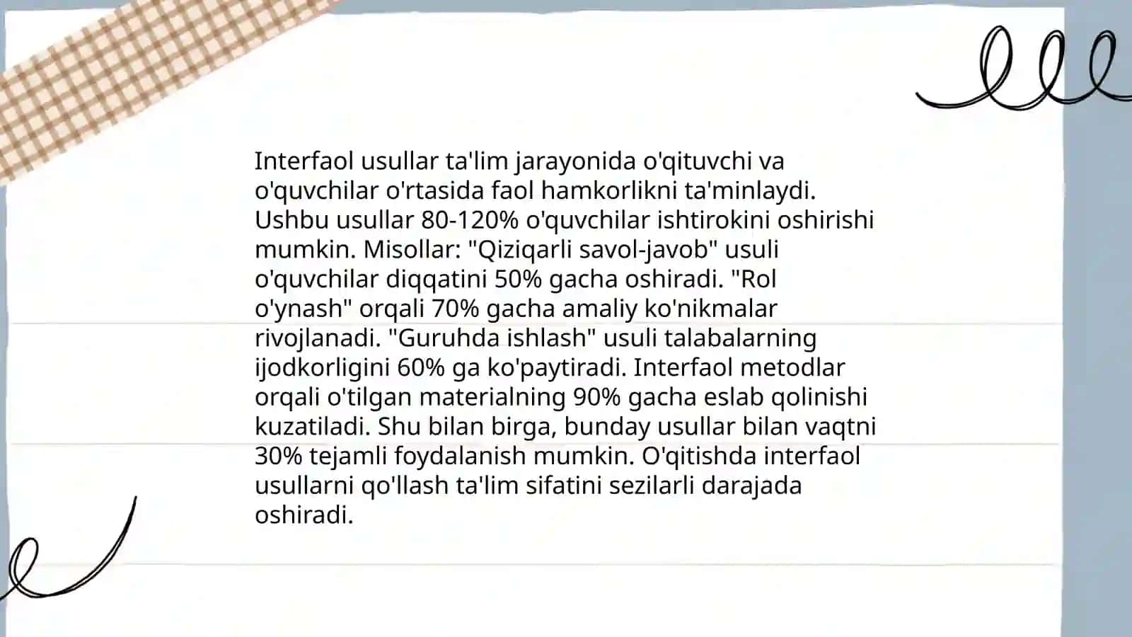 O'qituvchining malakasi va tajribasi 4