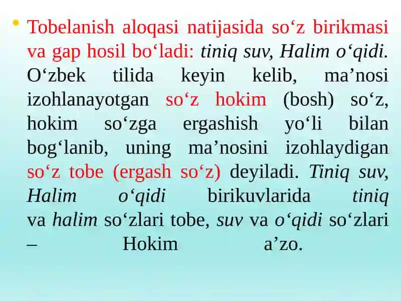 Voqelangan muayyan SBlari va gaplar nutqiy sintaktik birliklar sifatida 4