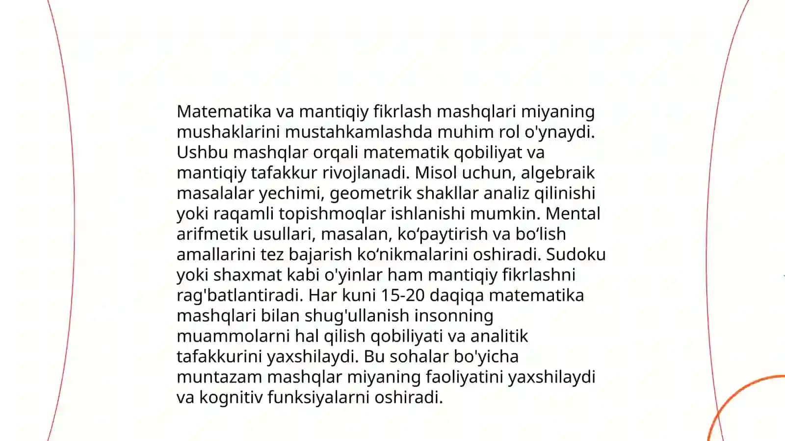 Bolada bilish qobiliyatlarini rivojlantirish 4