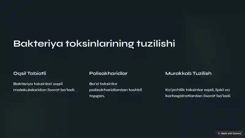 Bakteriya toksinlari 4