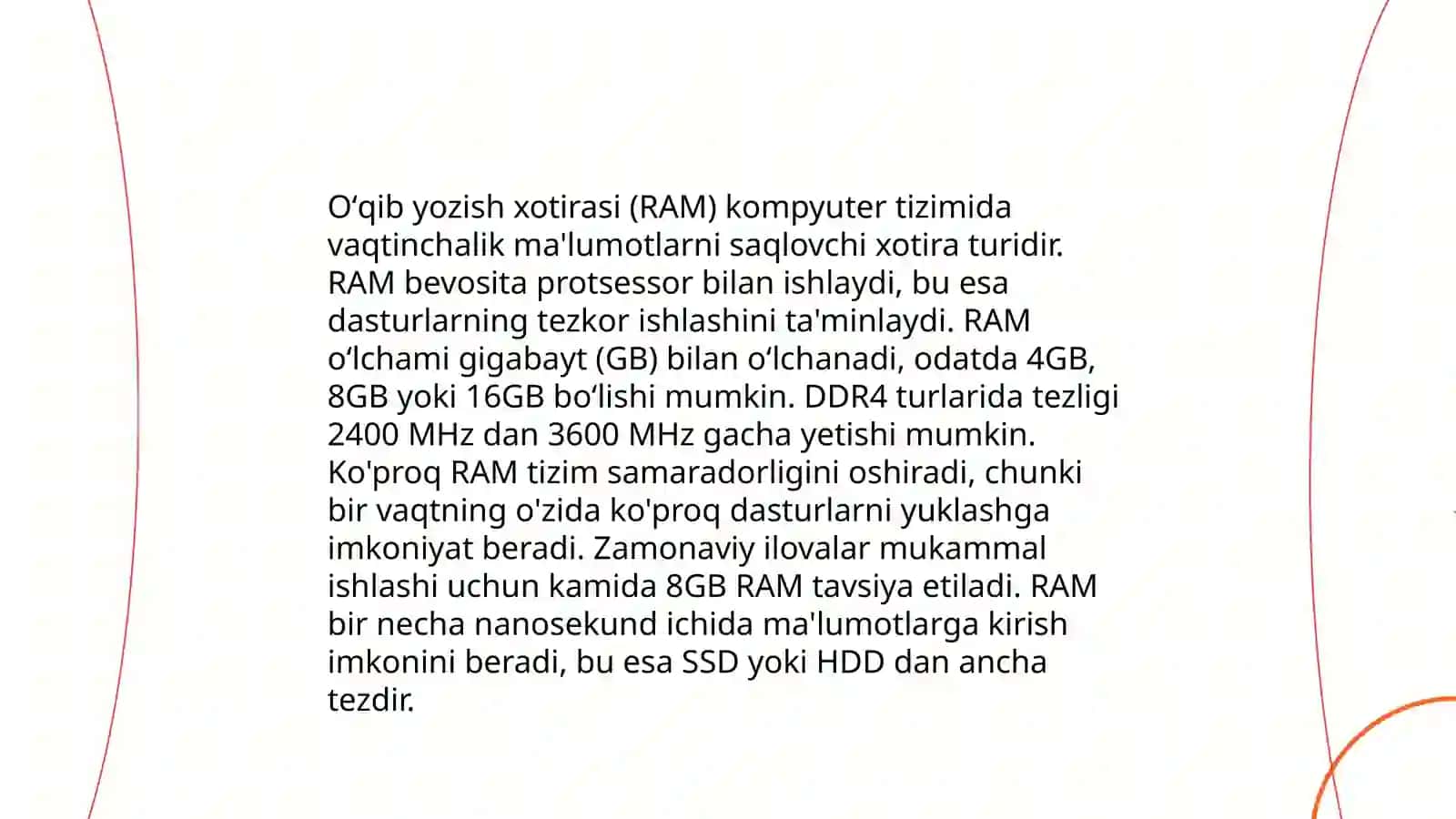 Kompyuterning asosiy qurilmalari haqida MA’LUMOT 4