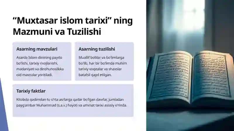 Mahmudxo'ja Behbudiy "Muxtasar islom tarixi" asari 4