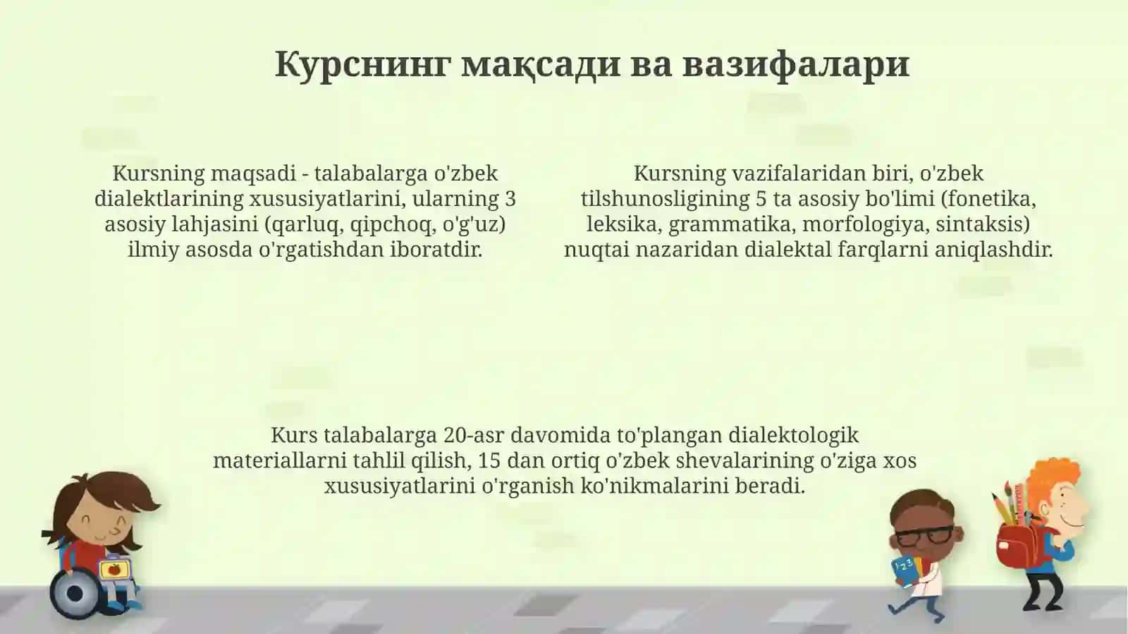 O‘ZBEK DIALEKTOLOGIYASI 4