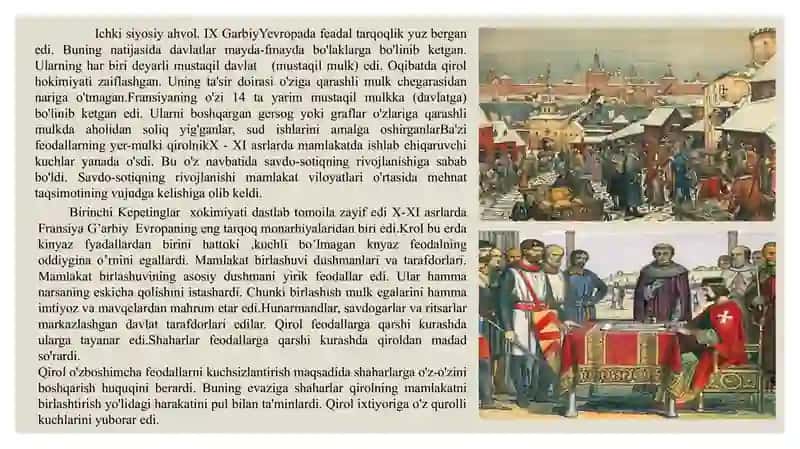 FRANSIYADA MARKAZLASHGAN DAVLATNING TASHKIL TOPISHI. 4