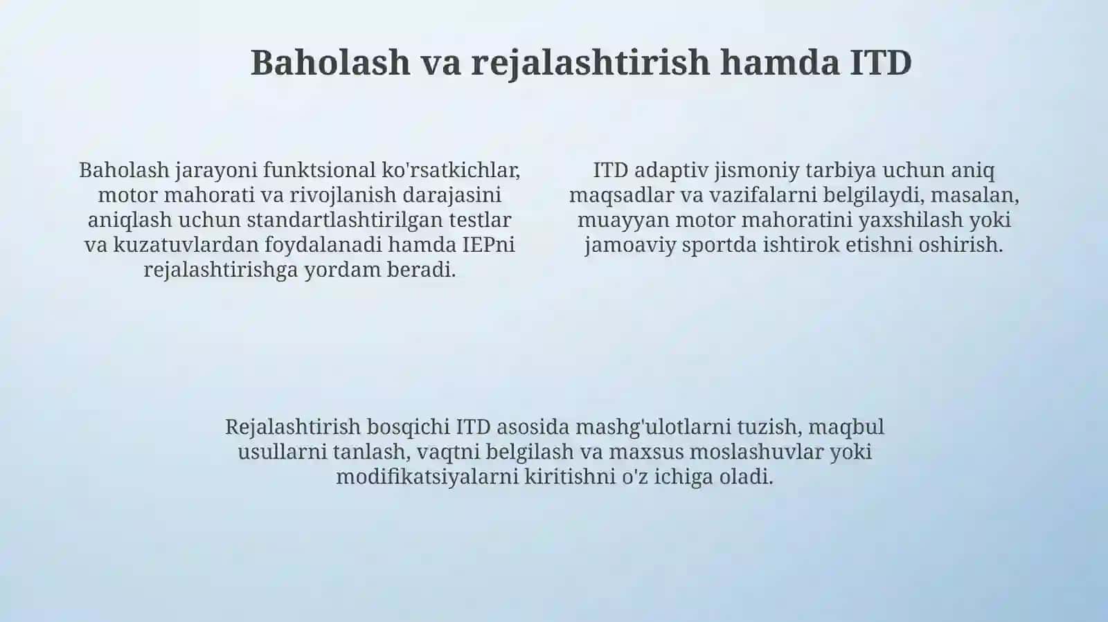 Adaptiv jismoniy tarbiya bo‘yicha o‘rgatish usullari 4