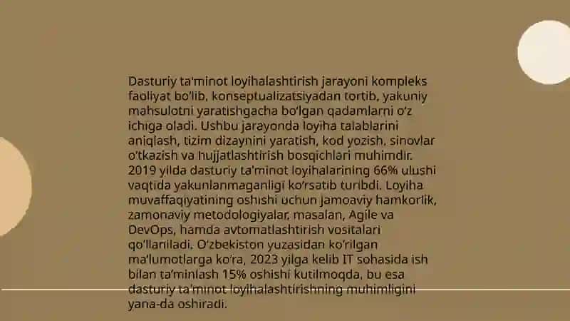 Dasturiy ta'minot tizimi 4