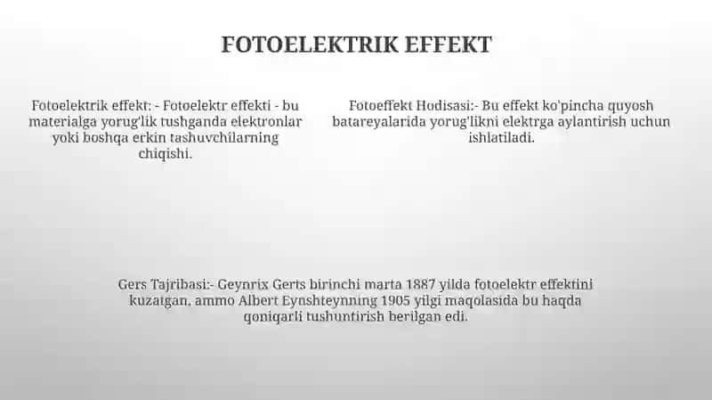 Fotoeffekt Hodisasi 4