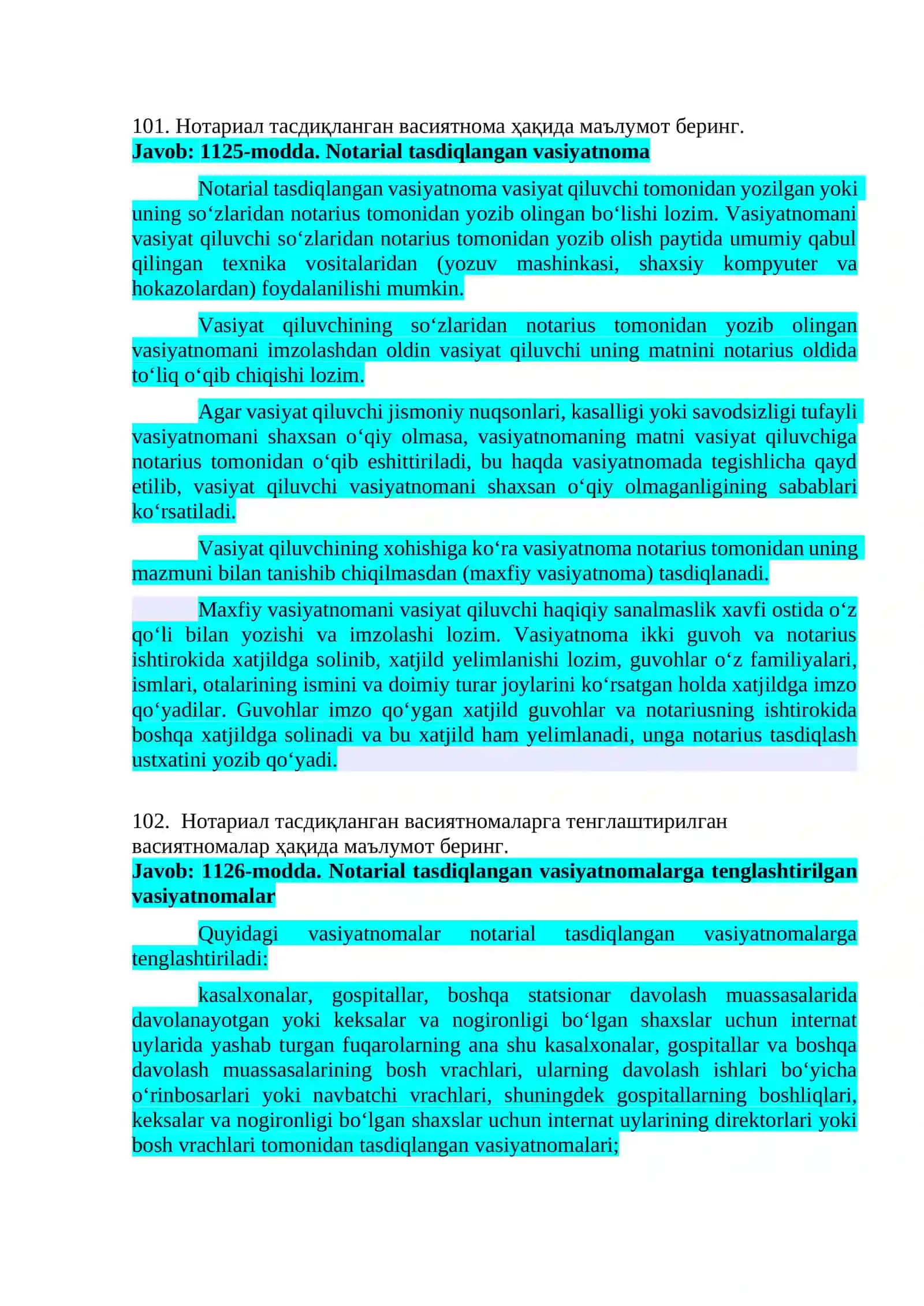 Vorislik huquqi 4